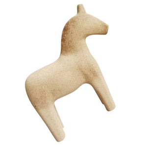 Unfinished Wooden Pony Horse Crafts Ornaments DIY Figurine