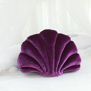 Luxury Giant Clam Shell Velvet Stuffed Pillow Cushion Doll