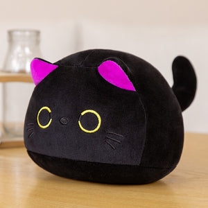Cuddly Little Black Cat Kitten Plushie Pendant Doll Gift