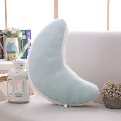 Rainbow Princess Crown Plush Stuffed Pillow for Girl Room Sofa Decor