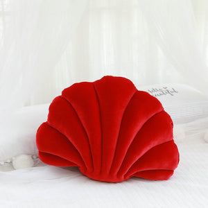 Luxury Giant Clam Shell Velvet Stuffed Pillow Cushion Doll