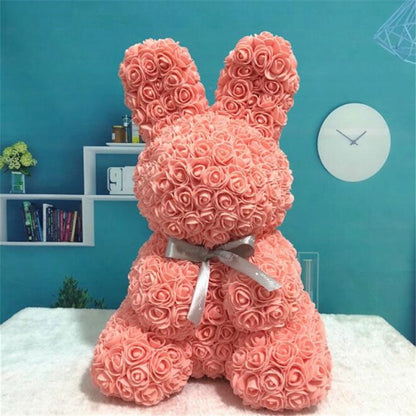 Rose Rabbit Bunny Eternal Flower Valentine's Day Wedding Gift