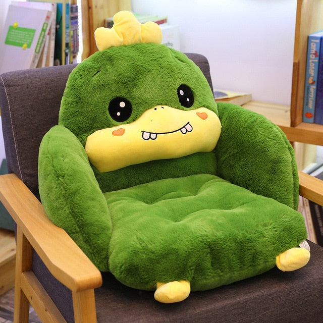 lovely Cartoon Plush office chair Cushion Soft thick Recliner seat Cushions  comfortable Recliner cushion for armchair pad gifts