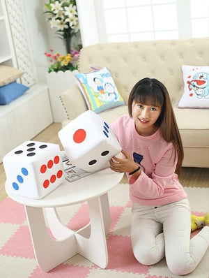 Cute Board Game Dice Plush Pillow Doll Gifts