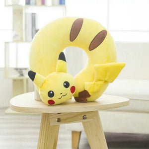 Cute Pokemon Pikachu Plush Stuffed Neck Pillow Doll