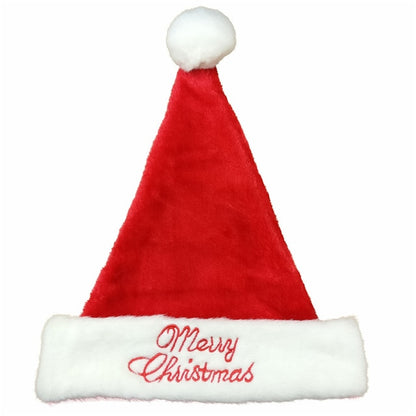 Funny Party Christmas Elf Santa Plush Hat Props