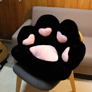 Cute Cat Paw Soft Plush Cushion Pillow Home Chair Decor