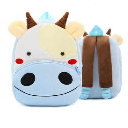 Cartoon Animal Children Plush Backpacks