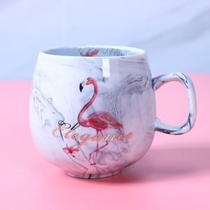 Cute Marble Ceramic  Coffee Mugs Cup