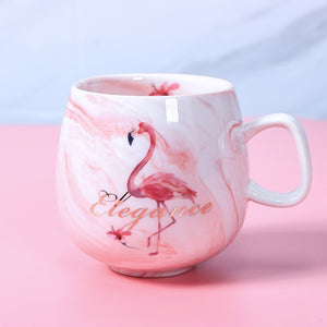 Cute Marble Ceramic  Coffee Mugs Cup