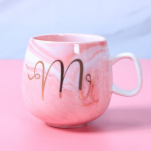 Cute Marble Ceramic  Coffee Mugs Cup