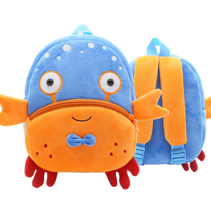 Cartoon Animal Children Plush Backpacks
