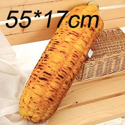 Likelike BBQ Barbecue Vegetables Seafood Plush Pillow Doll