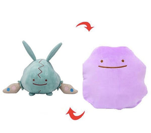 Cute Ditto Pokemon Transform Stuffed Plush Pillow Cushion Doll