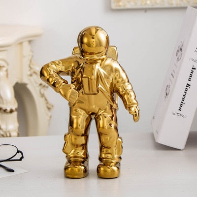 Modern Astronaut Ceramics Crafts Sculpture Home Decoration Ornament