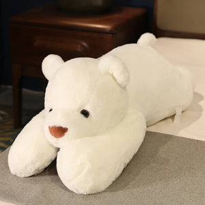 Cute Giant Lying Bear Long Arm Stuffed Plushie Large Size Doll