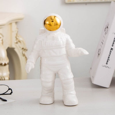 Modern Astronaut Ceramics Crafts Sculpture Home Decoration Ornament