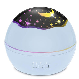 Color Changing Ocean Star Projector Night Light Luminaria Lamp For Baby Kids Gift