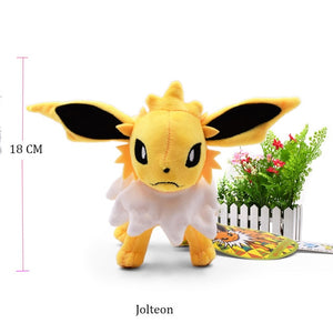 Cute Pokemon Evolve Eevee Shiny Stuffed Plush Doll Toy Gift