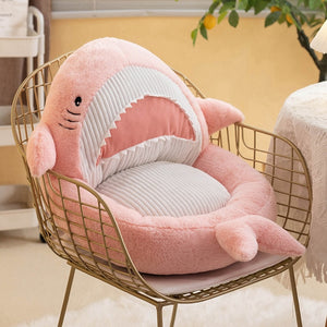 Cute Cartoon Shark Soft Cushion Sofa Seat Sofa Stuffed Plush Doll