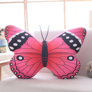 Colorful Butterfly Shaped Plush Stuffed Pillow Doll Sofa Decor