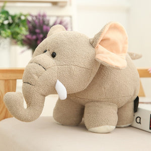 Cute Elephant & Hippo Soft Plush Stuffed Doll Toys for Children