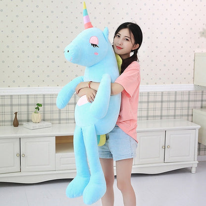 Giant Sleeping Fatty Unicorn Soft Plush Stuffed Doll Gift for Girls
