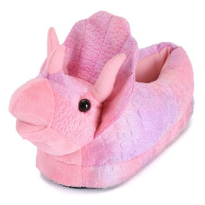 Fatty Dinosaur T- Rex Triceratops Indoor Slippers Shoes