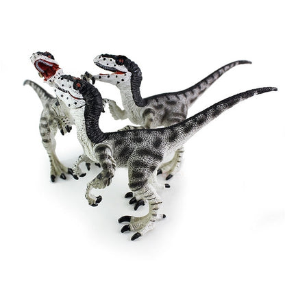 Tyrannosaurus Rex and Velociraptor Dinosaur Model Figures Toys