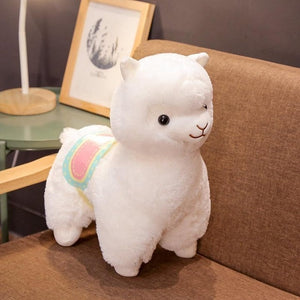 Cute Saddle Alpaca Soft Plush Stuffed Plush Doll