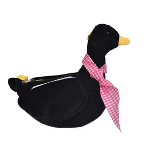 Cartoon Duck Shape Soft Plush Purse Shoulder Bag
