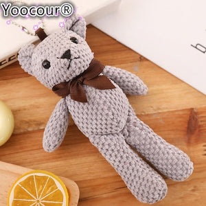 Cute Mini Teddy Bear Soft Plush Stuffed Pendant Dolls Gifts