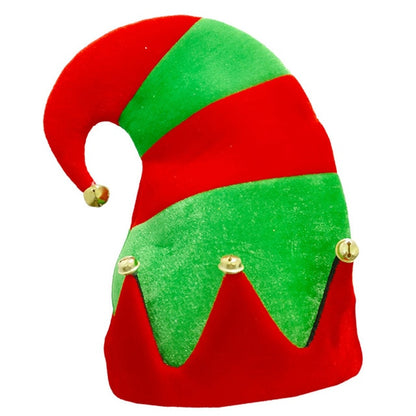 Funny Party Christmas Elf Santa Plush Hat Props