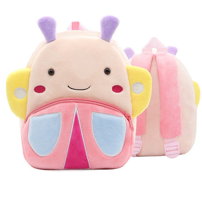 Cartoon Animal Children Plush Backpacks