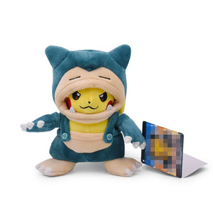 Cute Pokemon Pikachu Cosplay Suit Plush Stuffed Doll
