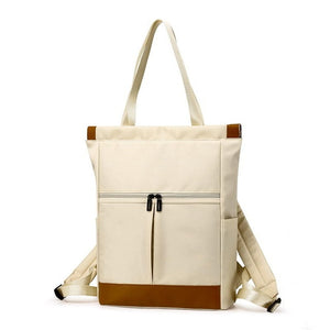 Panelled Nylon Waterproof Large Capacity Backpack