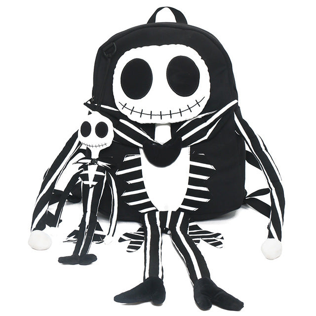 Funny Jack Skellington Backpack School Bag