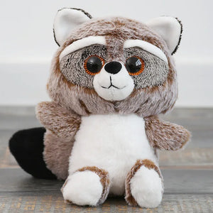 Cute Raccoon Big Tail 25cm Plush Stuffed Doll Children Gift