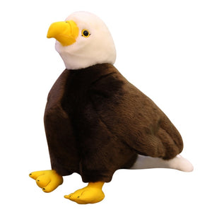 Cute Bald Eagle Bird Stuffed Plush Toy Doll
