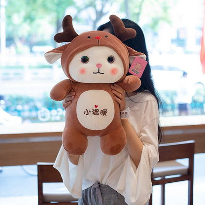 Cute Cat Dress Up Cartoon Plush Stuffed Doll Gift for Girls