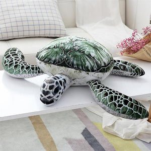 Lovely Ocean Sea Turtle Tortoise Soft Plush Stuffed Dolls Pillow Cushion
