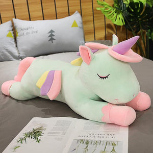 Extra Large Colorful Unicorn Super Soft Stuffed Plush Pillow Dolls
