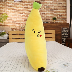 Cute Funny Giant Banana Fruit Plush Stuffed Pillows Doll