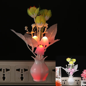Colorful Flower LED Luminous Night Lights Lamp