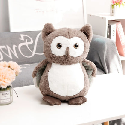 Cute Lifelike Owl Bird Soft Stuffed Plush Toy Doll