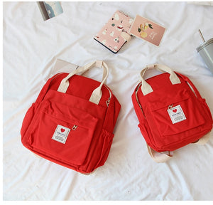 Lovely Mini Heart School Backpack for Teenage Girls