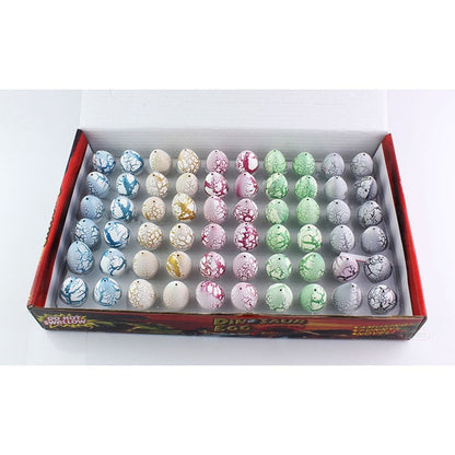 60 Pcs Magic Hatching Growing Dinosaur Eggs Educational Toys