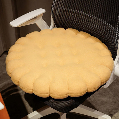 Biscuit Cookie Stuffed Plush Doll Pillow Cushion Chair Seat Pad