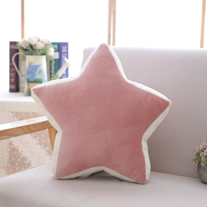 Rainbow Princess Crown Plush Stuffed Pillow for Girl Room Sofa Decor