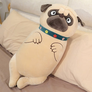 Cute Cartoon Pug Dog Plush Toys Stuffed Pillow Dolls